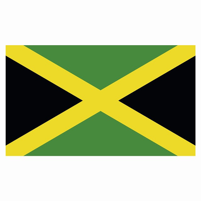 150x86mm ジャマイカ Jamaica 国旗 ステッカー