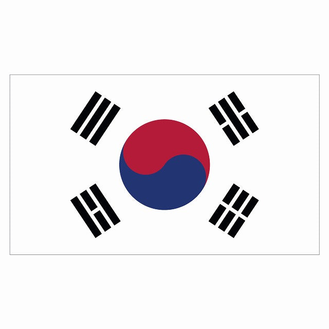180x103mm 韓国 South Korea 国旗 ステッカー