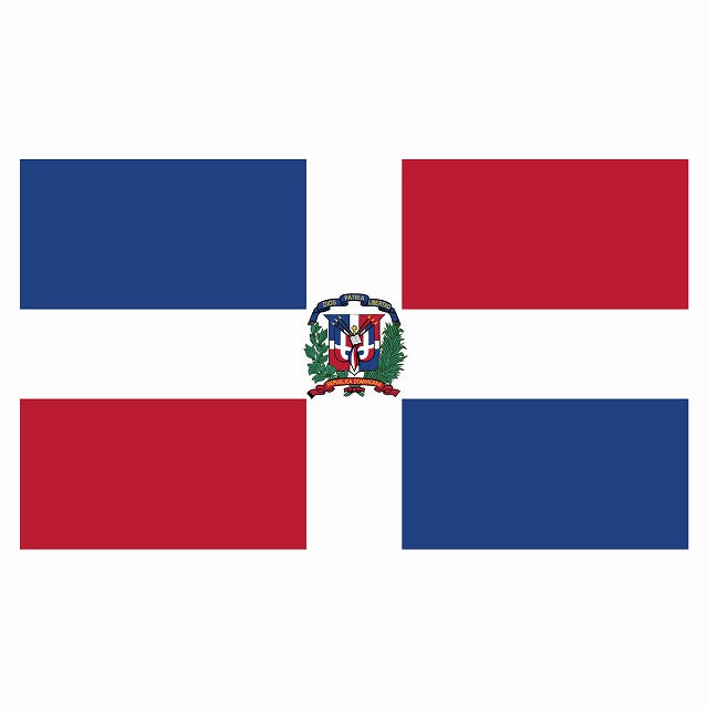 210x121mm ドミニカ Dominica 国旗 ステッカー