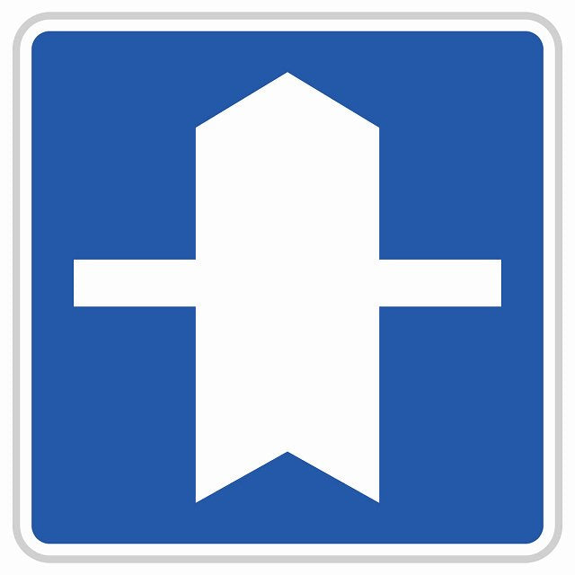 道路標識 優先道路 ステッカー