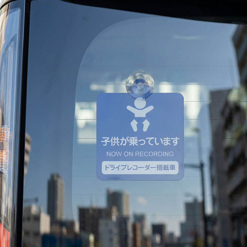 Baby/Kids in Car シルエット系