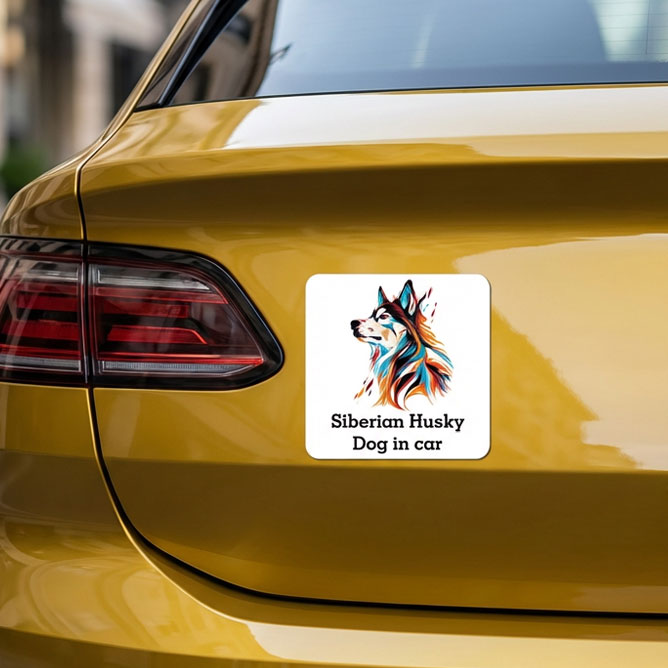 Dog/Cat in Car イラスト系