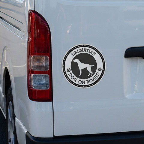 Dog/Cat in Car シルエット系