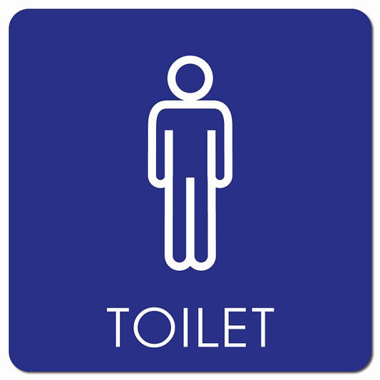 トイレ 御手洗 TOILET トイレマーク G2 男 MENS ピクトサイン マグネット 正方形 13x13cm マグネットサイン 案内表示 施設用 ピクトグラム