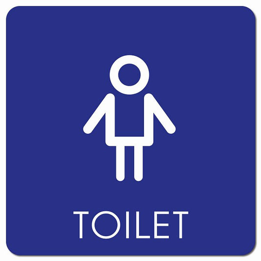 トイレ 御手洗 TOILET トイレマーク I2 男 MENS ピクトサイン マグネット 正方形 13x13cm マグネットサイン 案内表示 施設用 ピクトグラム