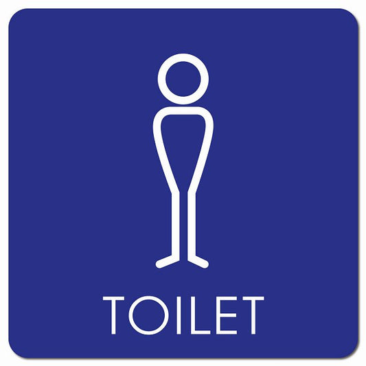 トイレ 御手洗 TOILET トイレマーク J2 男 MENS ピクトサイン マグネット 正方形 13x13cm マグネットサイン 案内表示 施設用 ピクトグラム