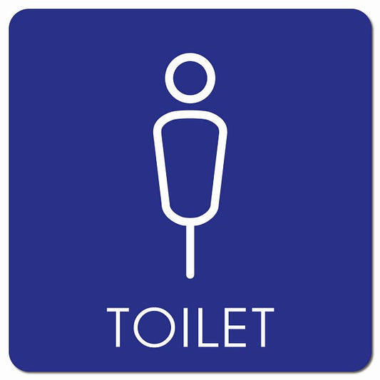 トイレ 御手洗 TOILET トイレマーク K2 男 MENS ピクトサイン マグネット 正方形 13x13cm マグネットサイン 案内表示 施設用 ピクトグラム