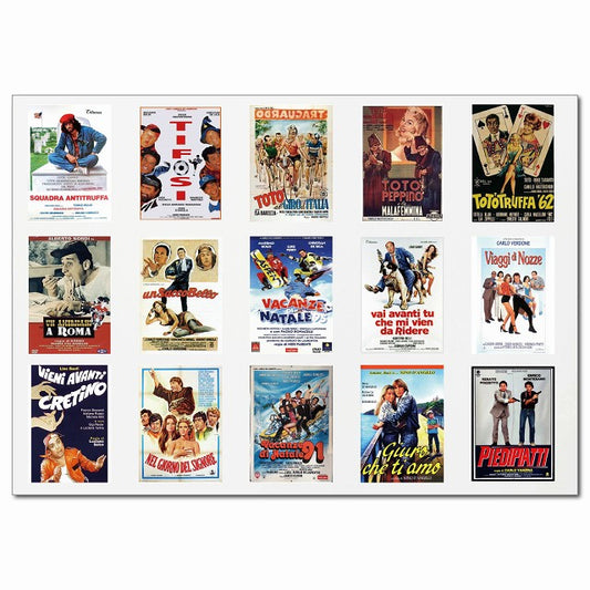 イタリアンヴィンテージムービーポスター・Cグループ 15柄 A4サイズ まとめて 詰め合わせ