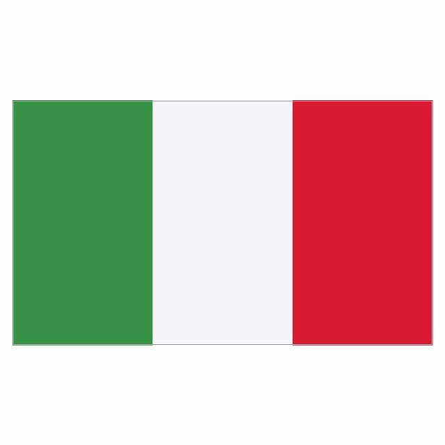 210x121mm イタリア Italy 国旗 ステッカー シール サインステッカー