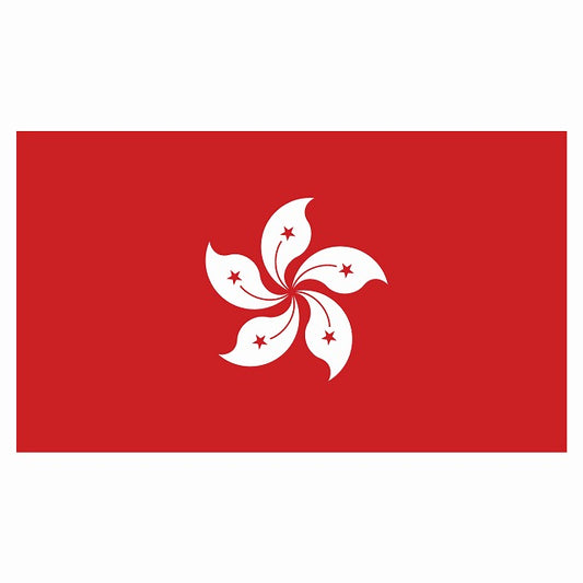 270x155mm 香港 Hong Kong 国旗 ステッカー