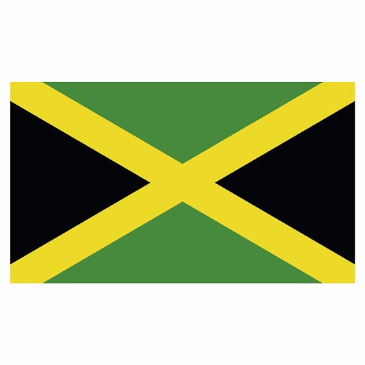 210x121mm ジャマイカ Jamaica 国旗 ステッカー