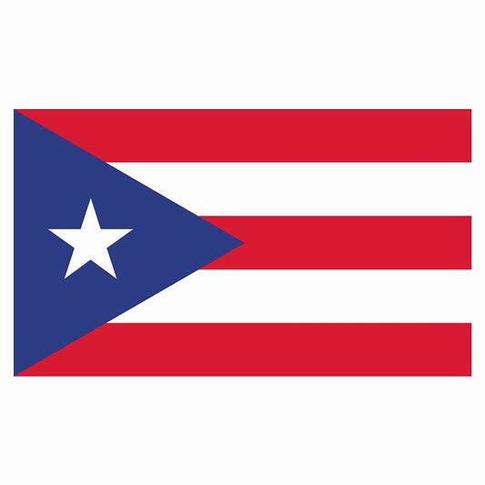 150x86mm プエルトリコ Puerto Rico 国旗 ステッカー