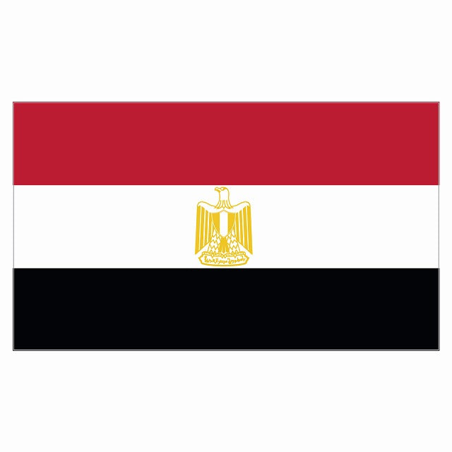 210x121mm エジプト Egypt 国旗 ステッカー