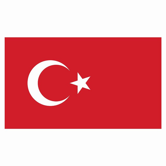 210x121mm トルコ Turkey 国旗 ステッカー