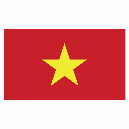 270x155mm ベトナム Vietnam 国旗 ステッカー