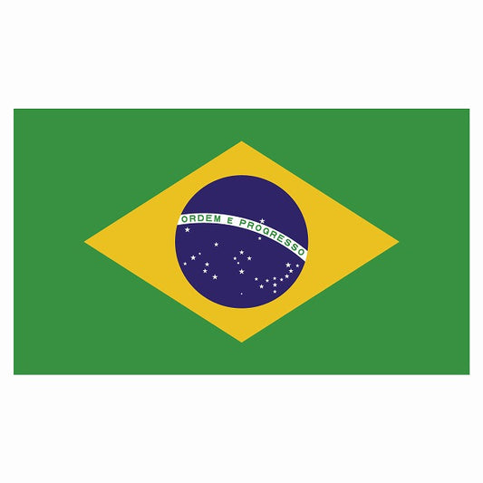 150x86mm ブラジル Brazil 国旗 ステッカー