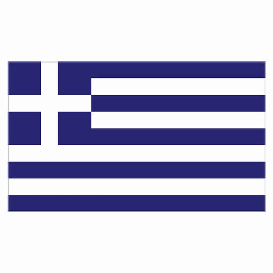 270x155mm ギリシャ Greece 国旗 ステッカー