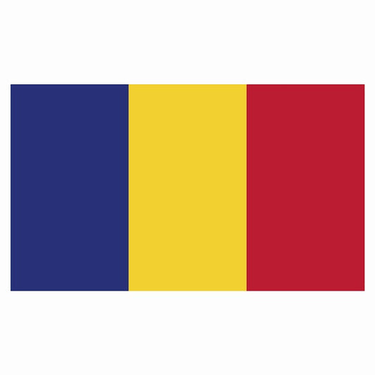 180x103mm ルーマニア Rumania 国旗 ステッカー