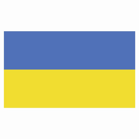 270x155mm ウクライナ Ukraine 国旗 ステッカー