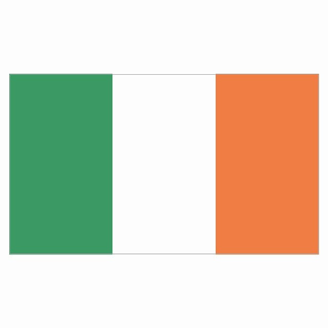 270x155mm アイルランド Ireland 国旗 ステッカー