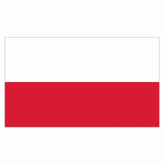 150x86mm ポーランド Poland 国旗 ステッカー