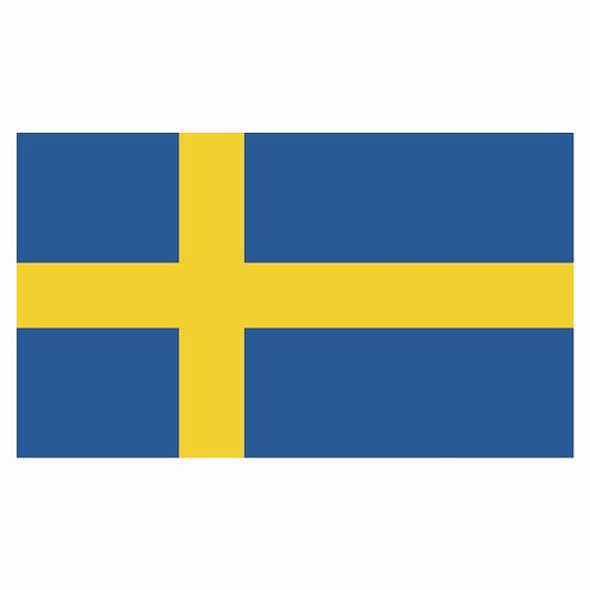 210x121mm スウェーデン Sweden 国旗 ステッカー