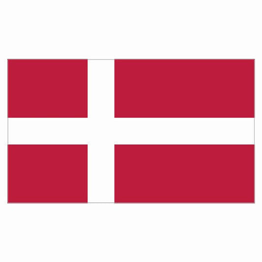 270x155mm デンマーク Denmark 国旗 ステッカー