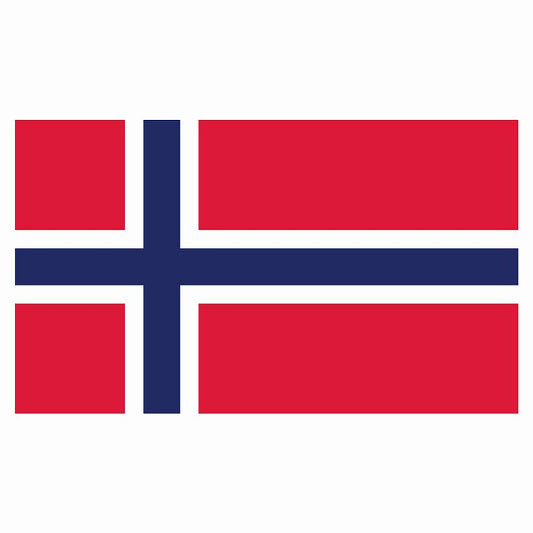 270x155mm ノルウェー Norway 国旗 ステッカー