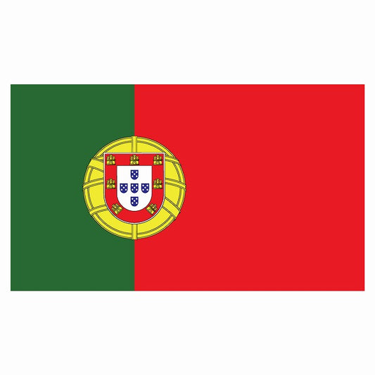 150x86mm ポルトガル Portugal 国旗 ステッカー