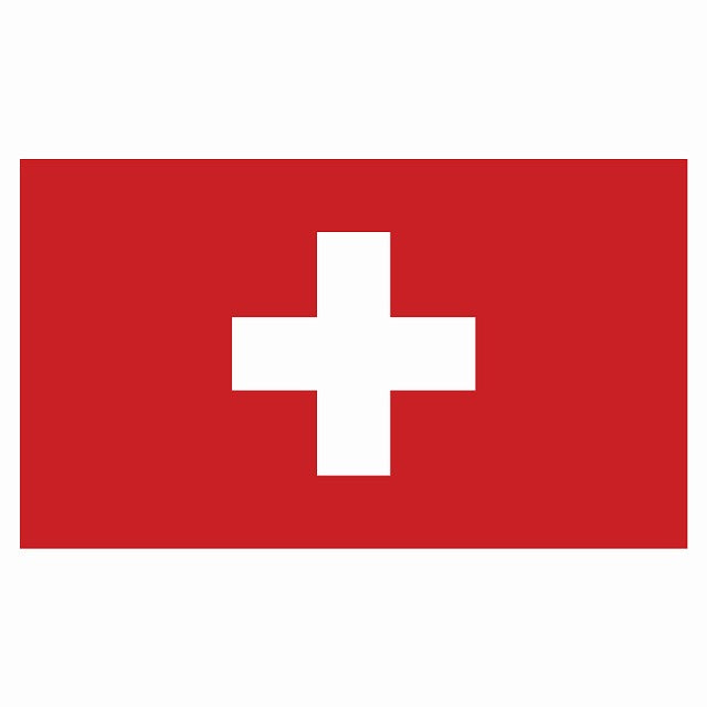 210x121mm スイス Switzerland 国旗 ステッカー