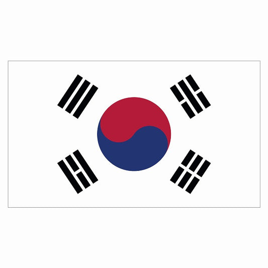150x86mm 韓国 South Korea 国旗 ステッカー