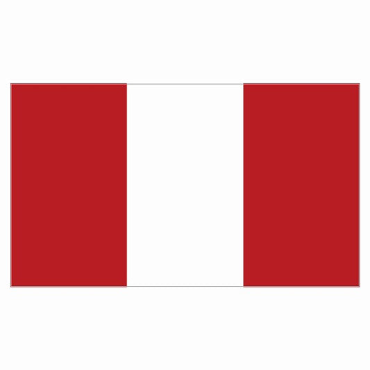 210x121mm ペルー Peru 国旗 ステッカー
