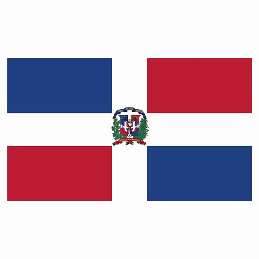 210x121mm ドミニカ Dominica 国旗 ステッカー