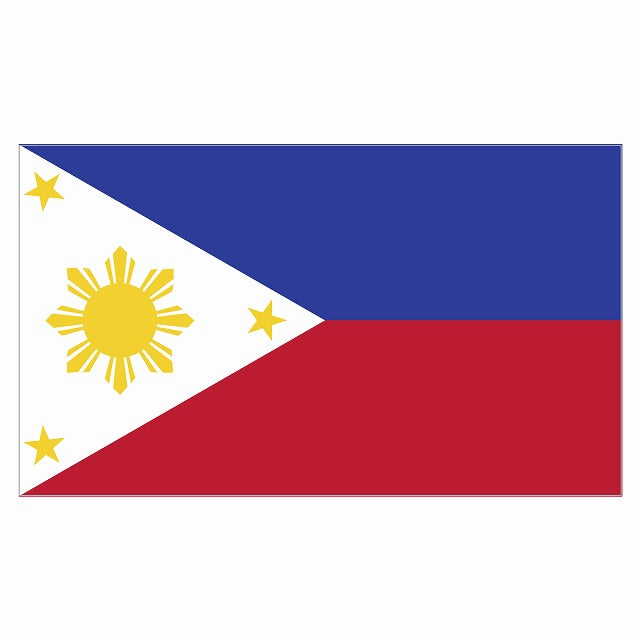 210x121mm フィリピン Philippine 国旗 ステッカー