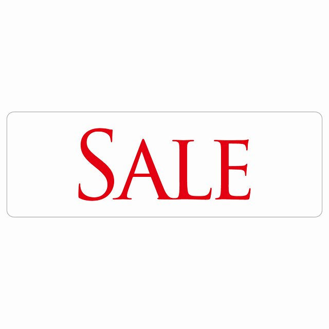 SALE ステッカー 長方形 シール サインステッカー ピクトサイン ピクトグラム 選べるサイズ