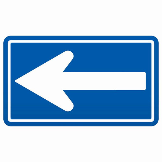道路標識 一方通行 ステッカー