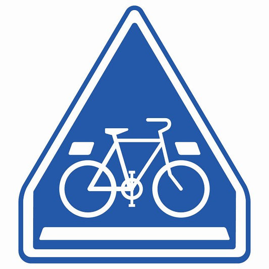 道路標識 自転車横断帯 ステッカー