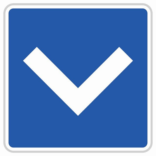 道路標識 安全地帯 ステッカー