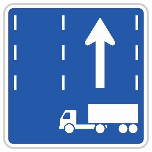 道路標識 牽引自動車の高速自動車国道通行区分 ステッカー