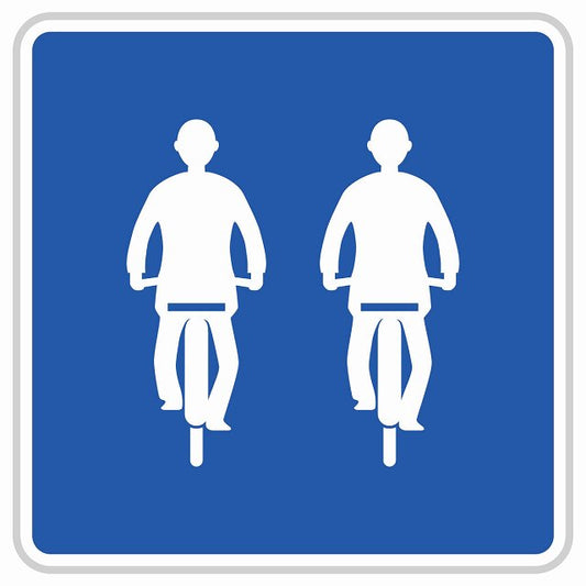 道路標識 並進可 ステッカー