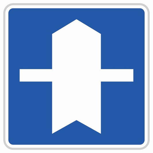 道路標識 優先道路 ステッカー