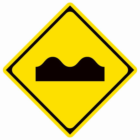 道路標識 路面凹凸あり ステッカー