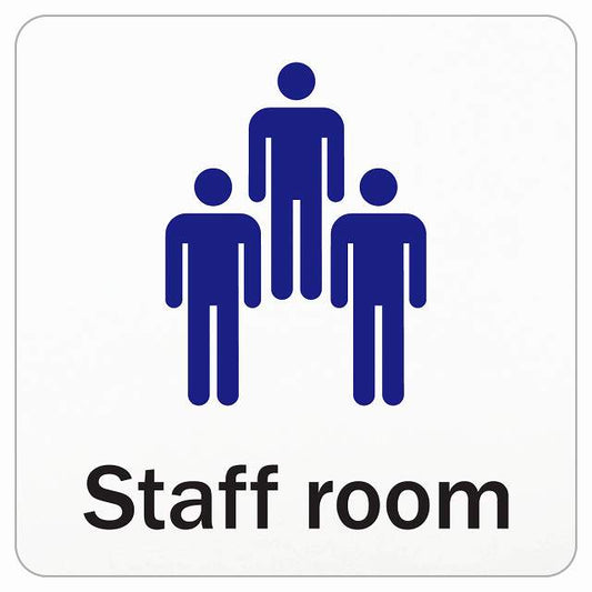 Staff Room スタッフルーム ステッカー 正方形 シール サインステッカー ピクトサイン ピクトグラム 選べるサイズ
