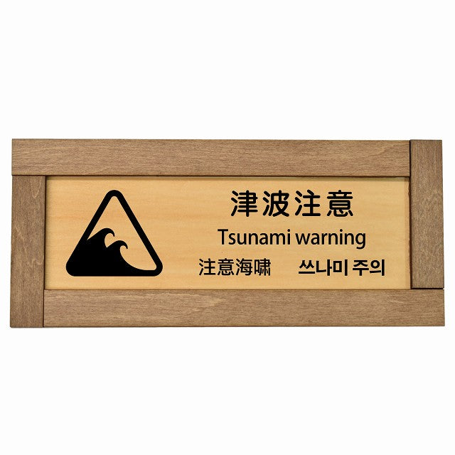 津波注意 多言語 英語 中国語 韓国語 対応